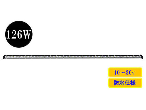 LED作業灯126W 集魚灯 防水 広角60° 薄型 CREEワークライト